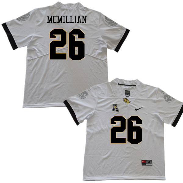 Men #26 Jermaine McMillian UCF Knights College Football Jerseys Sale-White